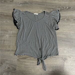 Juniors striped shirt